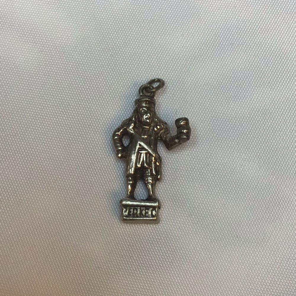 VINTAGE PERKEO OF HEIDELBERG DWARF COURT JESTER  CHARM 800 SILVER